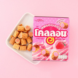 Печенье с клубничным кремом STRAWBERRY COLLON 54 гр