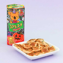 Печенье LOTTE "Мишки Коала" Halloween с шоколадной начинкой