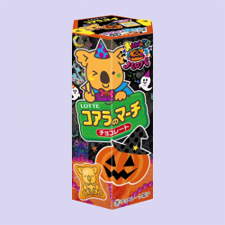 Печенье LOTTE "Мишки Коала" Halloween с шоколадной начинкой
