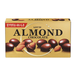 Миндаль Lotte Almond Choco ball в молочном шоколаде